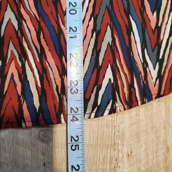 Premise 1x women's multicolor sheer blouse - Picture 8 of 11